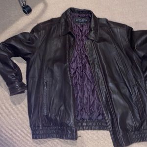 Huge Brown leather jacket